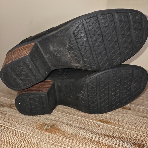 Teva Women's Foxy Ankle Boots Booties Size 9 Black Zip Up 1012462 Moto Minimalis - Picture 9 of 11